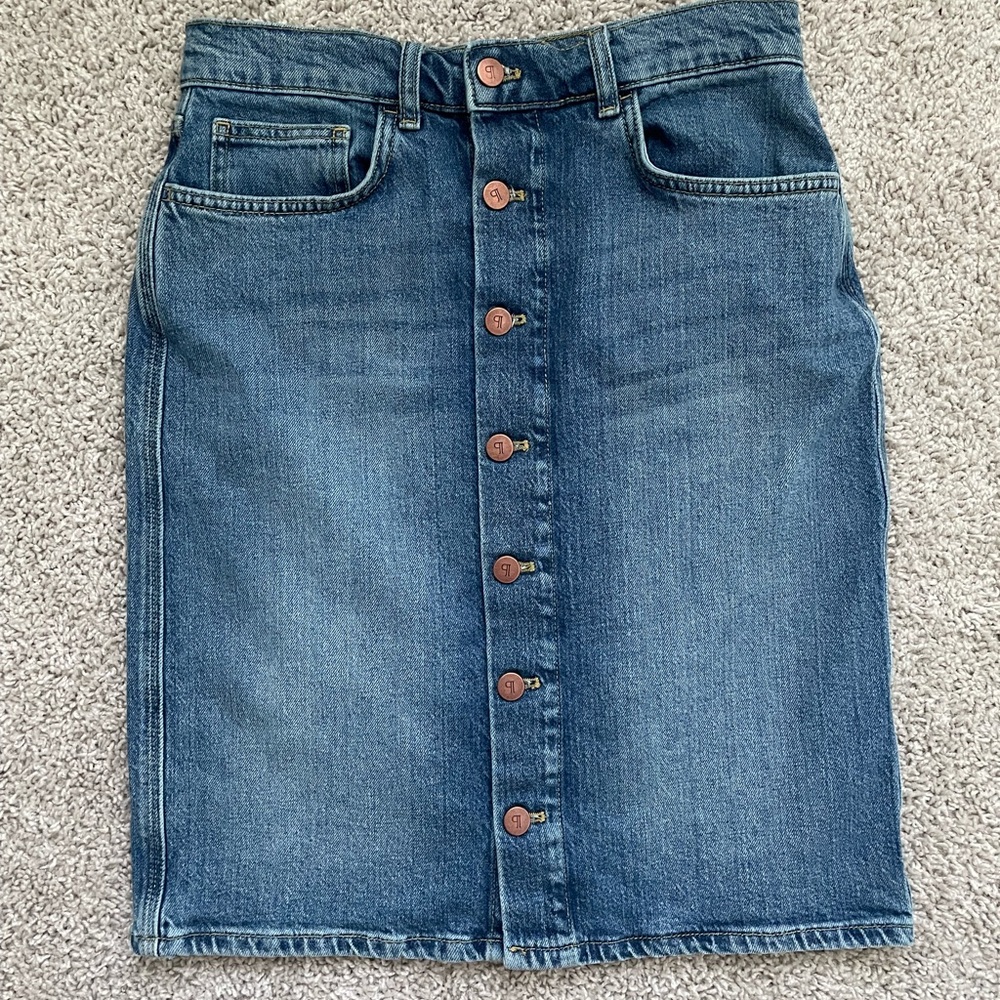 Anthro Jean Skirt!!